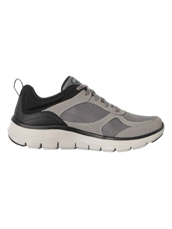 Skechers Flex Advantage Trainers - Charcoal/Black