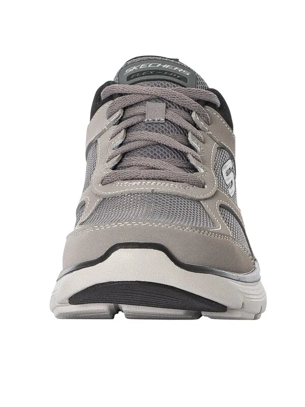 Skechers Flex Advantage Trainers - Charcoal/Black