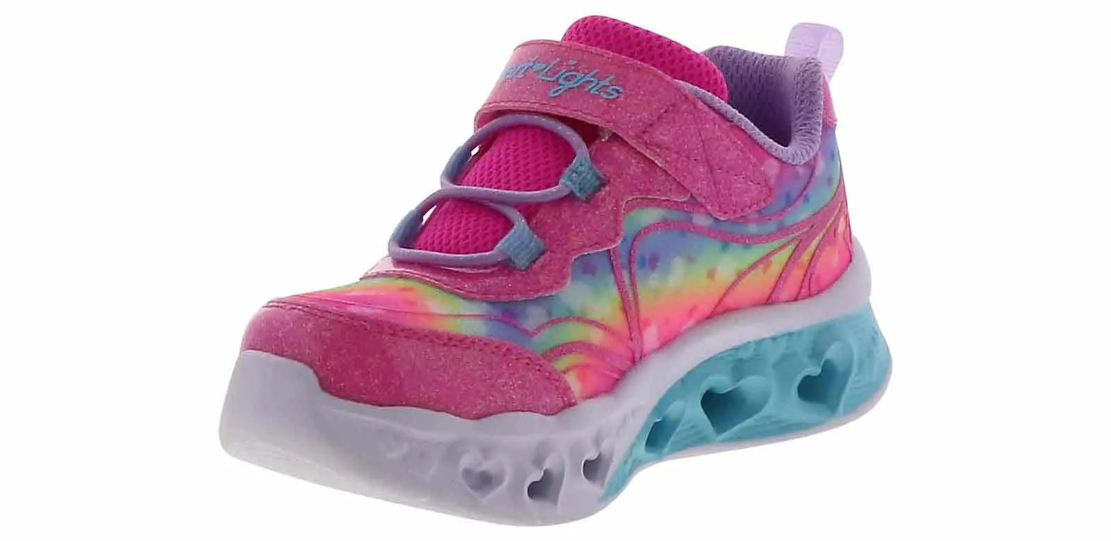 Skechers Flutter Heart Lights Toddler Girls’ (5-10) Running Shoe