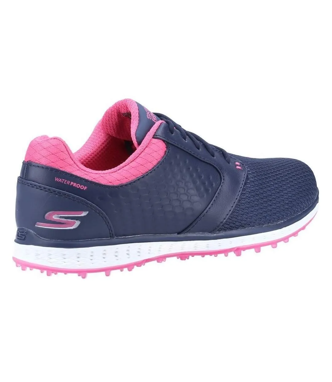 Skechers Womens/Ladies Elite 3 Grand Leather Sneakers (Navy/Pink) - UTFS7841