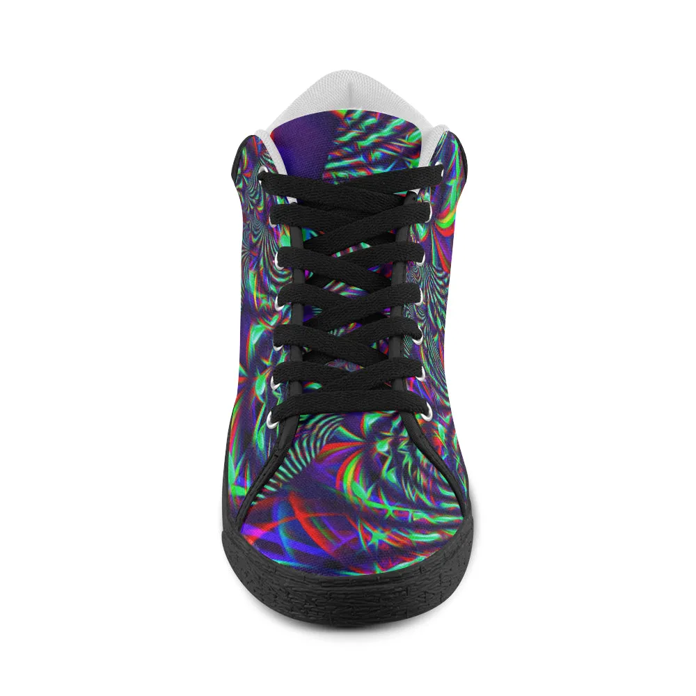 Slime Burst Fractal Men's Chukka Sneakers