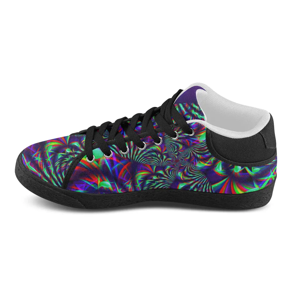 Slime Burst Fractal Men's Chukka Sneakers