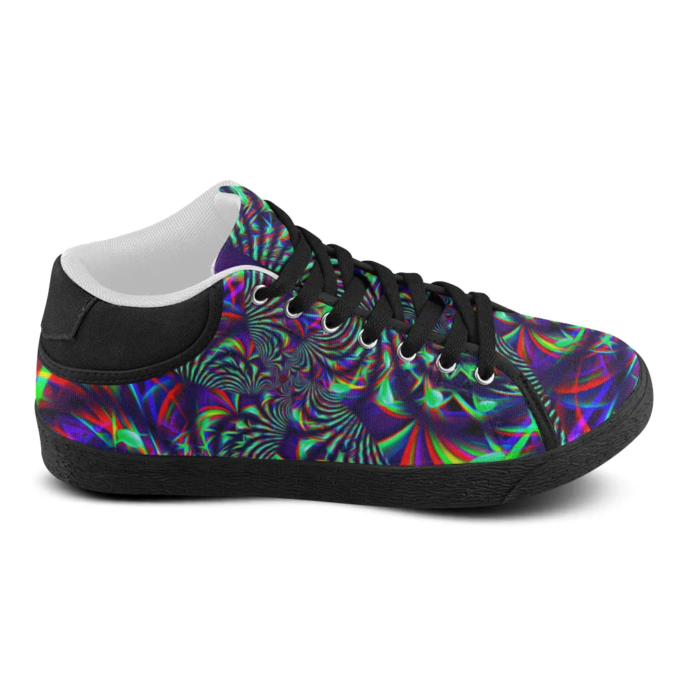 Slime Burst Fractal Men's Chukka Sneakers