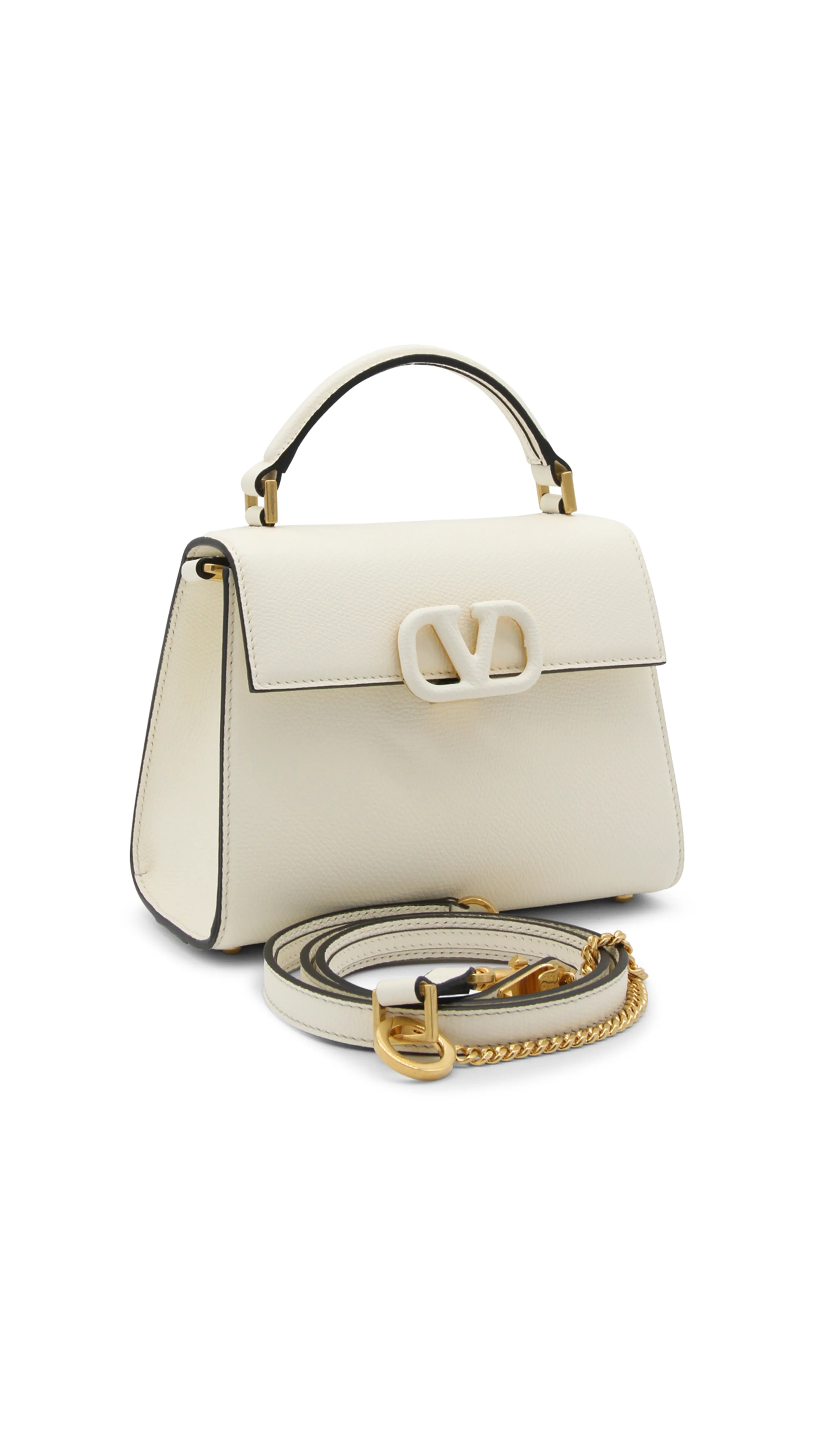 Small Vsling Handbag - White