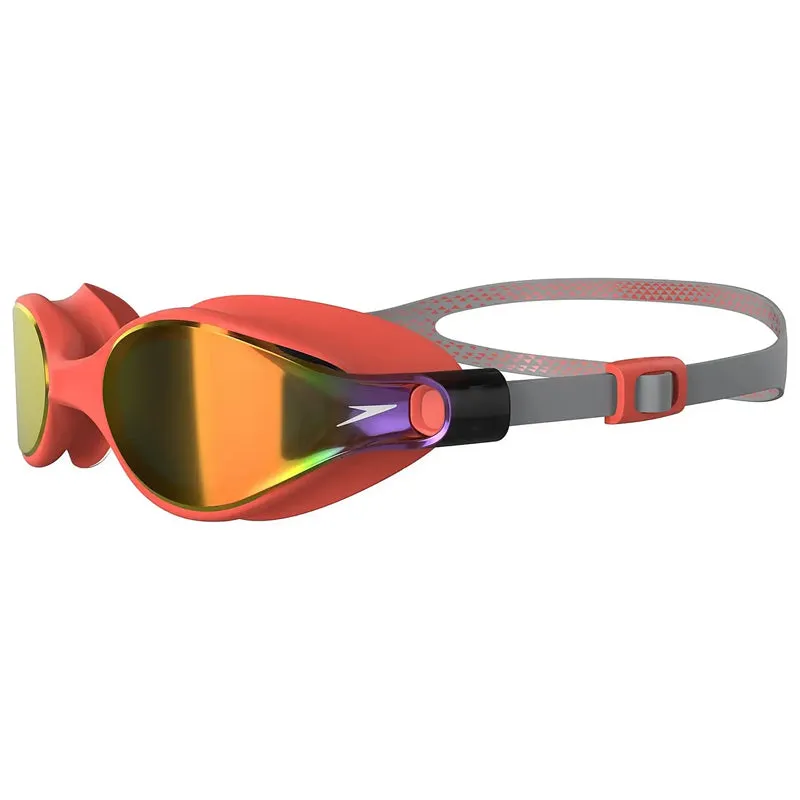 Speedo - Women's Virtue Mirror Goggles - Grey/Pink