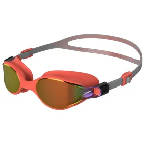 Speedo - Women's Virtue Mirror Goggles - Grey/Pink