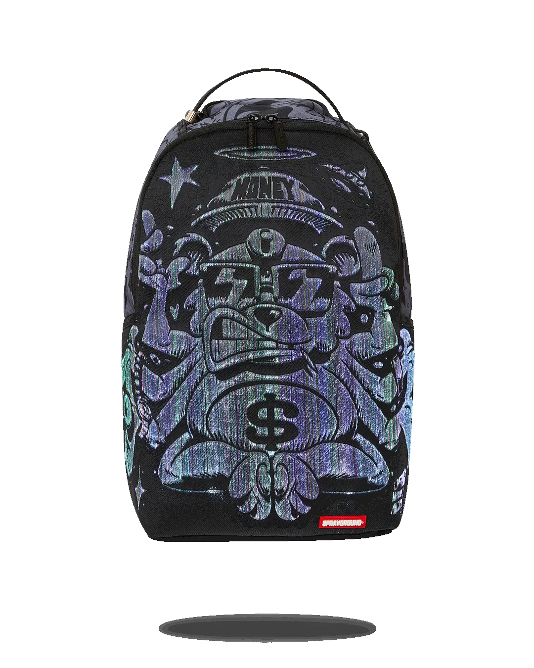 Sprayground Fiber Optics Money Tripp DLXSR Black Backpack B5205