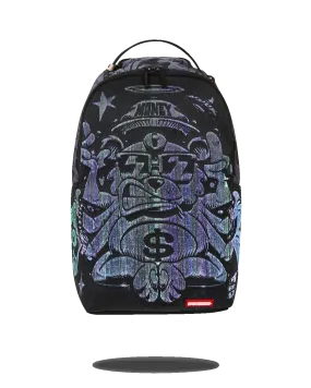 Sprayground Fiber Optics Money Tripp DLXSR Black Backpack B5205