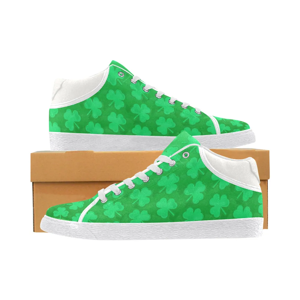 St. Patrick's Day Clovers Men's Chukka Sneakers