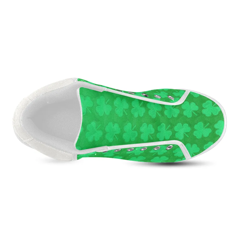 St. Patrick's Day Clovers Men's Chukka Sneakers