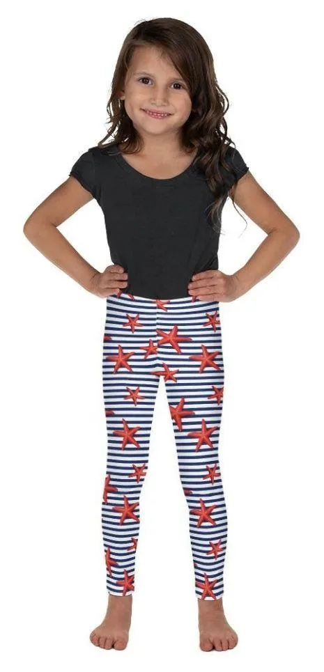 Starfish Stripe Kid's Leggings