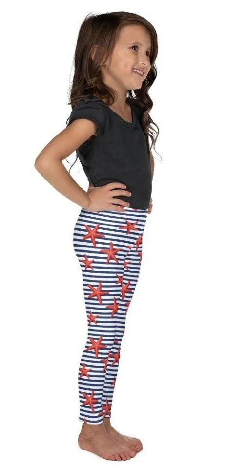 Starfish Stripe Kid's Leggings