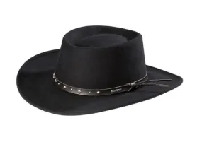 Stetson Black Hawk Crushable Wool Hat