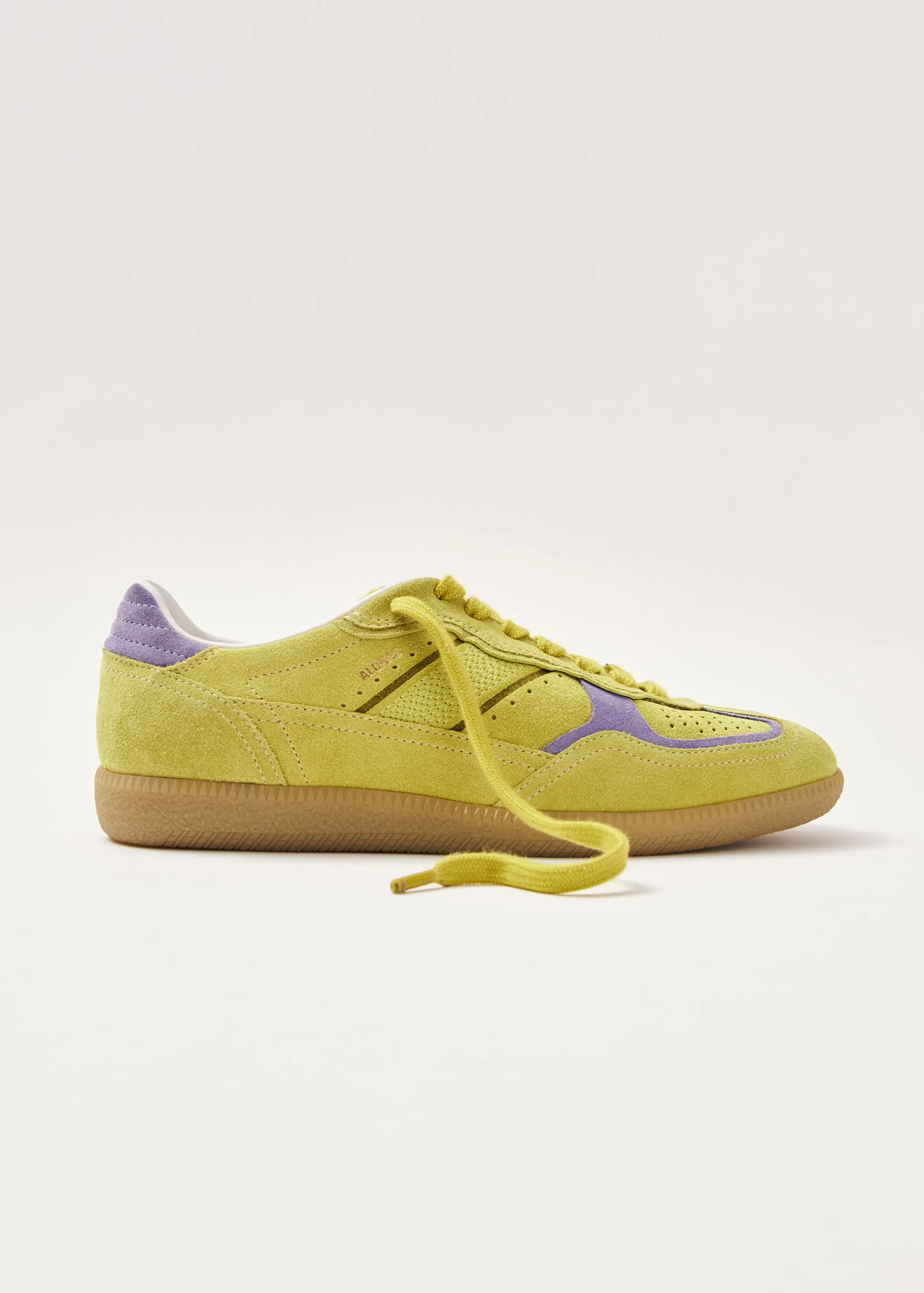 Tb.490 Rife Acid Green Leather Sneakers  