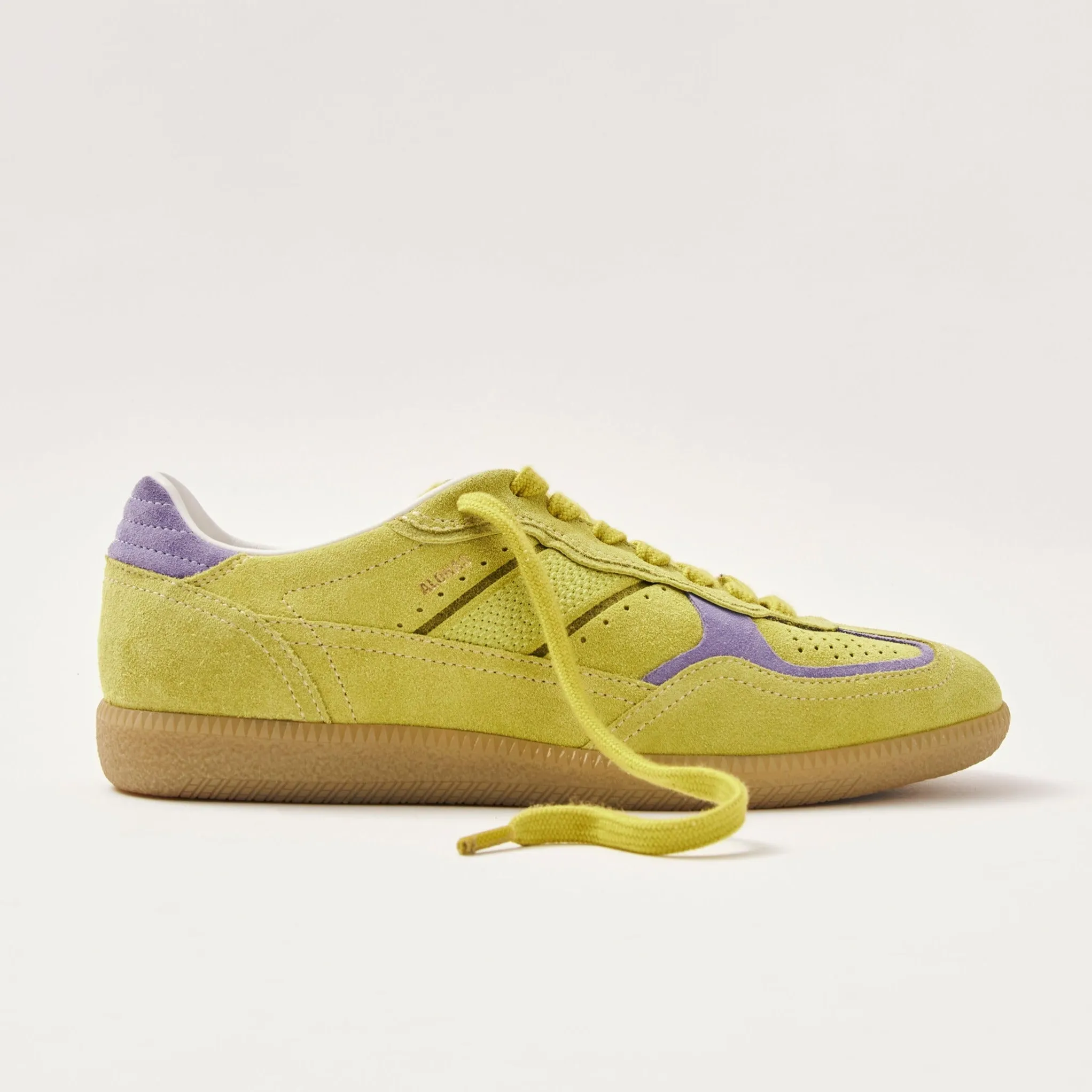 Tb.490 Rife Acid Green Leather Sneakers  