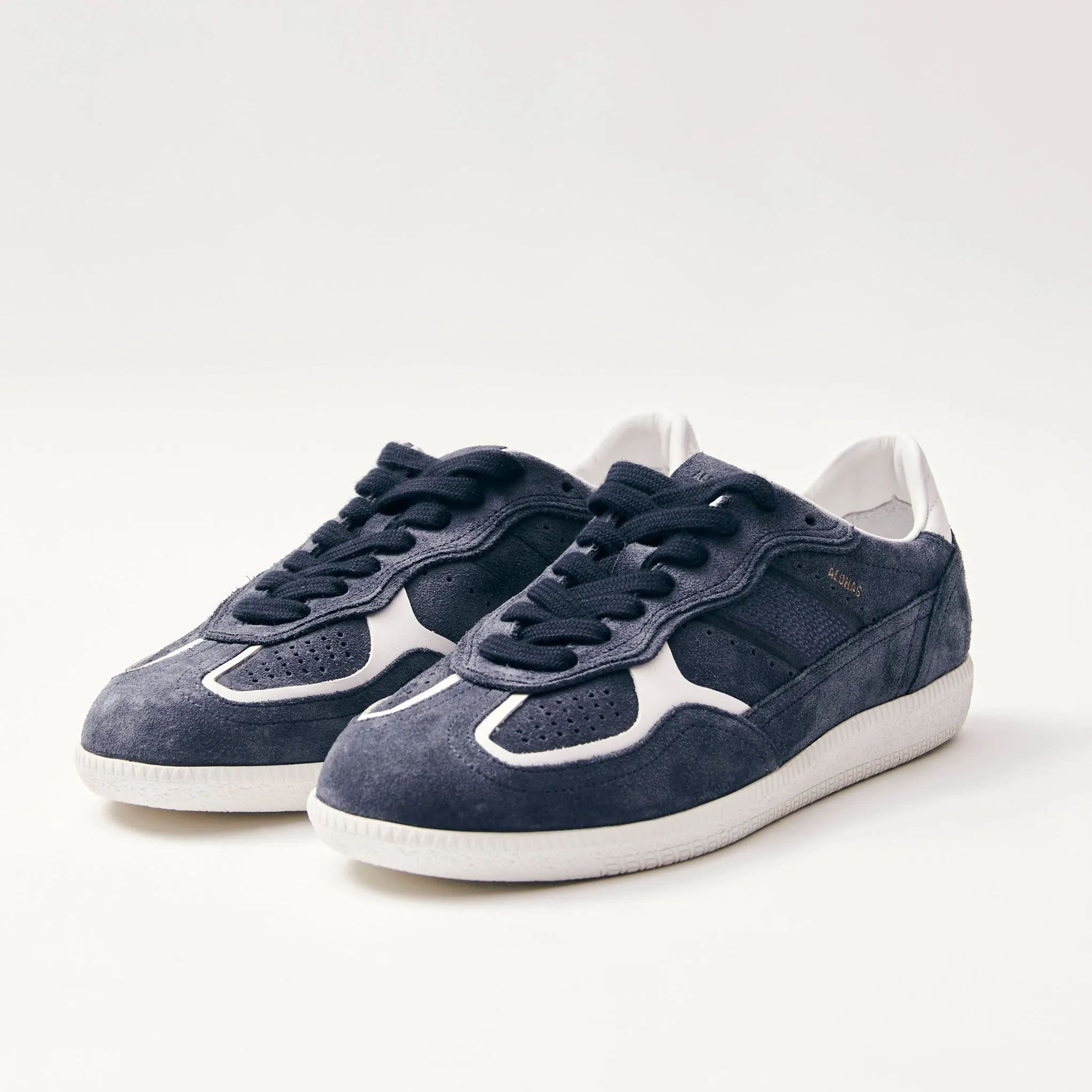 Tb.490 Rife Navy Blue Leather Sneakers  