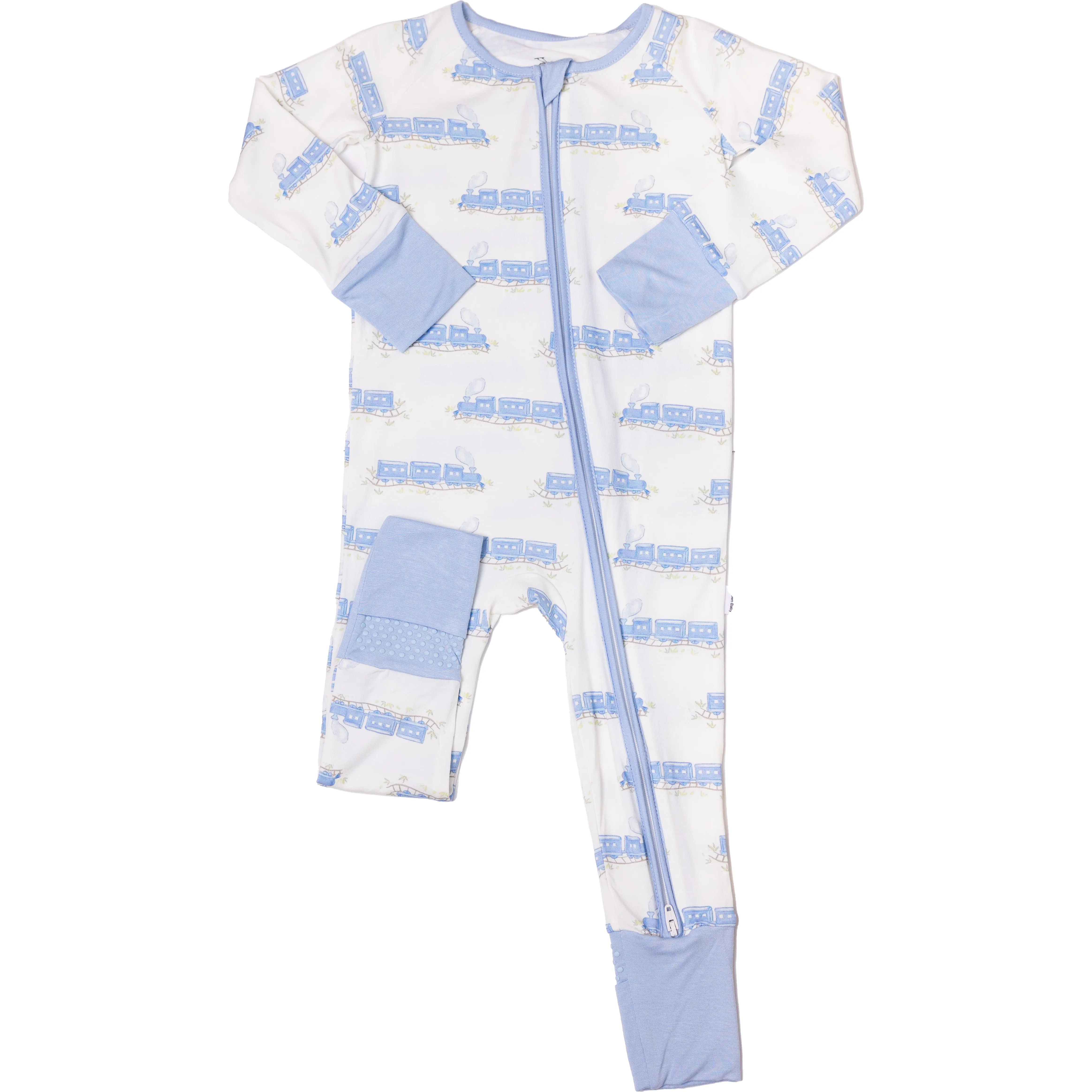 The Uptown Baby Train Sleep Romper