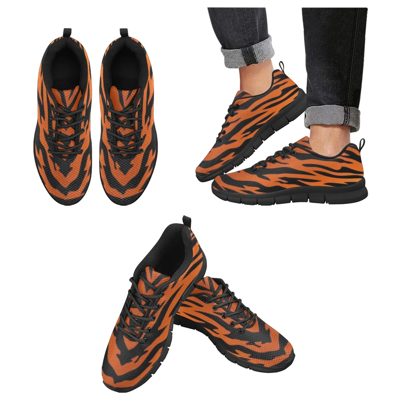 Tiger Stripes Women's Breathable Sneakers