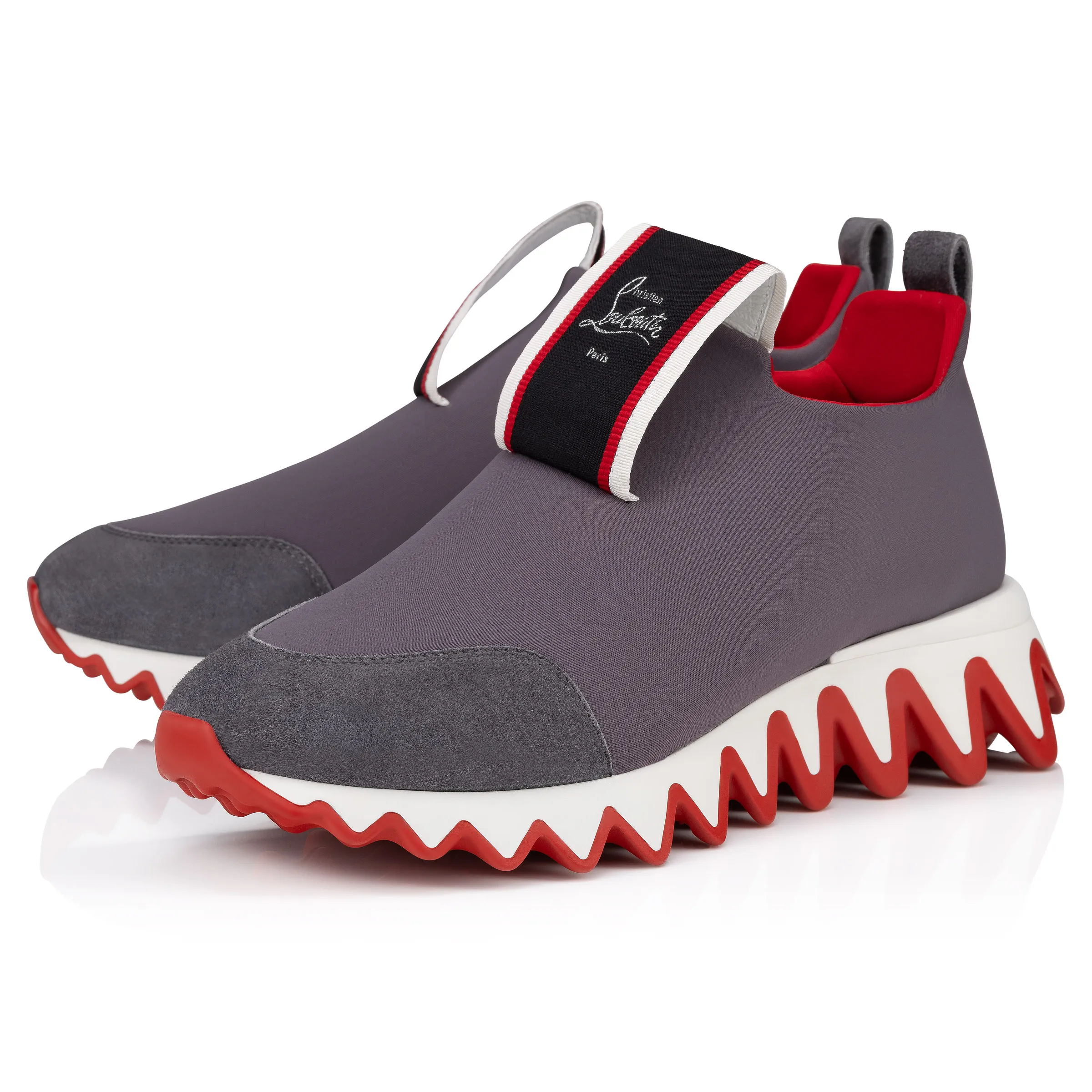 Tiketa Run Sneakers - Veau velours and neopren - Mauve - Women