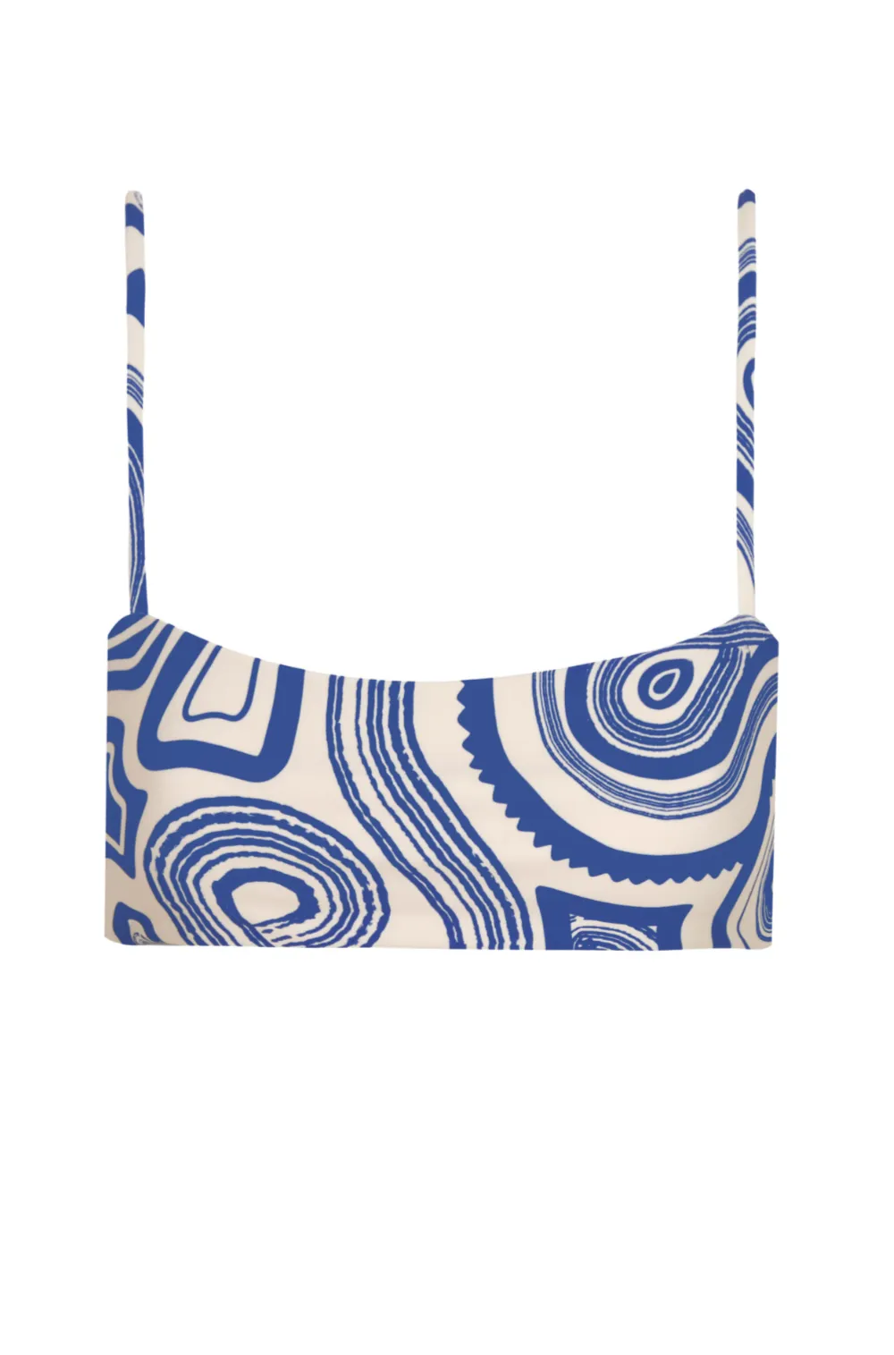 Top De Bikini Anne Blue Pavoni