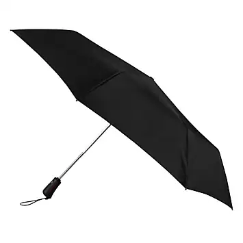 Totes ECO-BRELLA® X-TRA STRONG Auto Open & Close Ratchet Closing Eco-Brella Umbrella Black