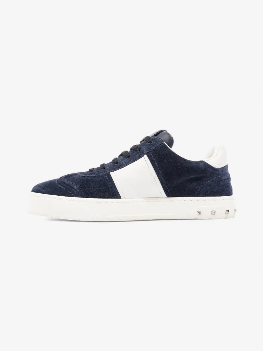 Valentino Flycrew Sneakers Navy Blue / White Suede EU 37 UK 4