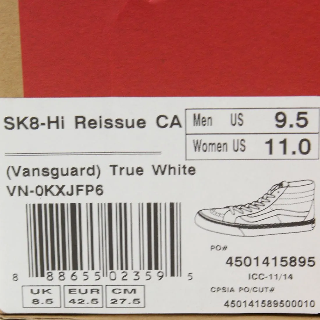 Vans Men Sk8-Hi Reissue - Vansguard (white / true white)