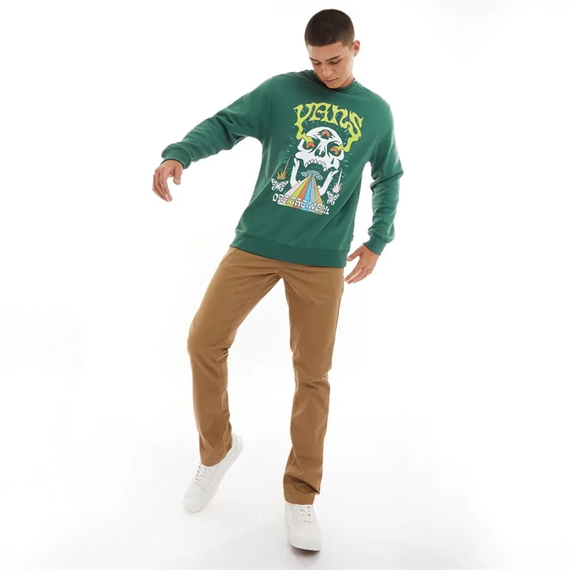 Vans Mens All Seeing Graphic Sweatshirt Bistro Green