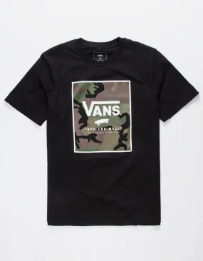 Vans Print Box L/S T-Shirt - Black/Camo