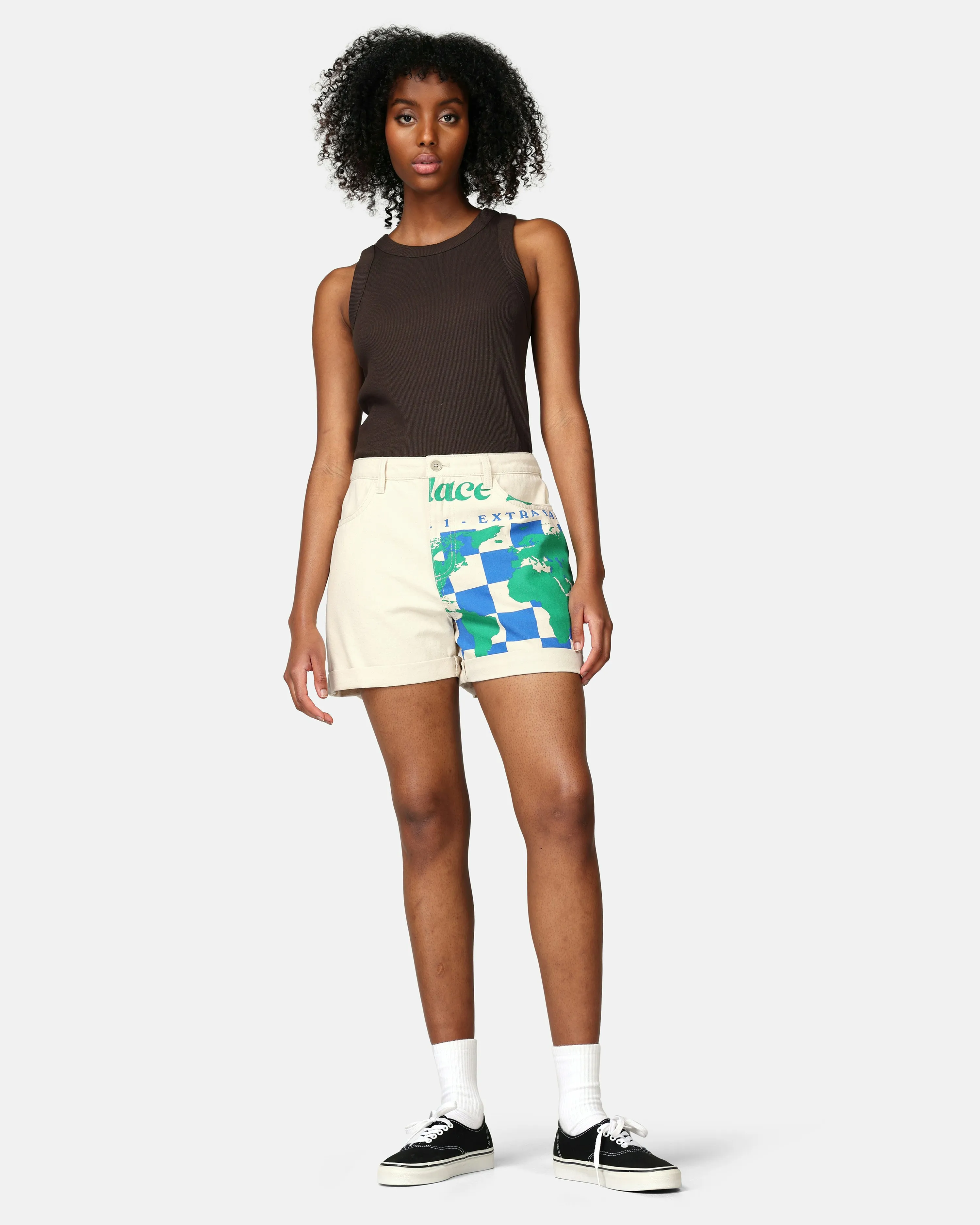 Vans Shorts - Eco Positivity Off white | Women | Junkyard