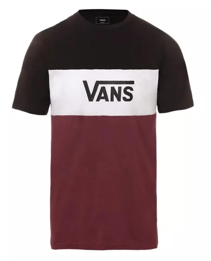 VANS T-Shirt Logo Retro Prune Black VN0A45B7TQR1