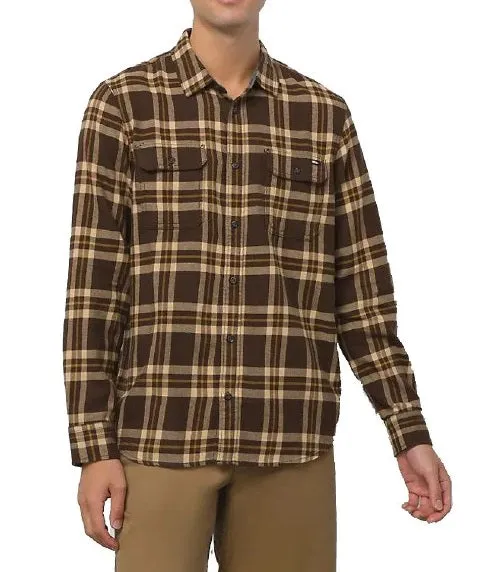 VANS WESTMINSTER FLANNEL LONG SLEEVE BUTTON DOWN MENS SHIRT