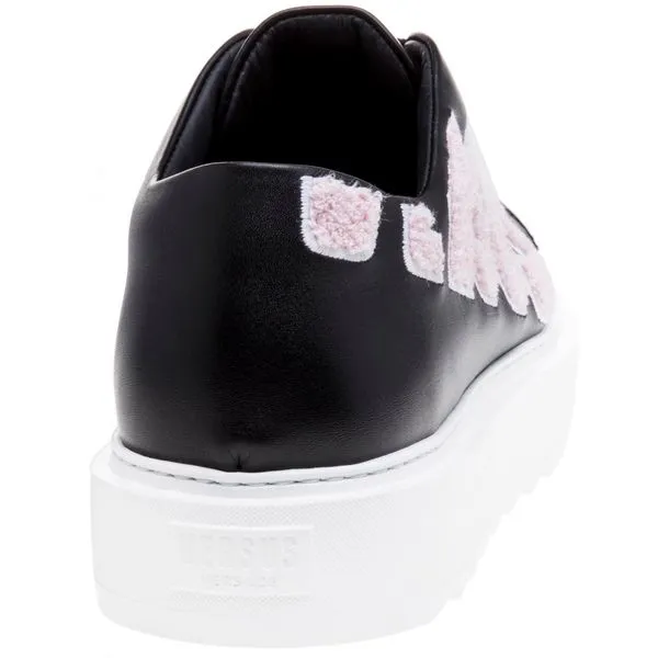 Versus Logo Leather Platform Sneakers