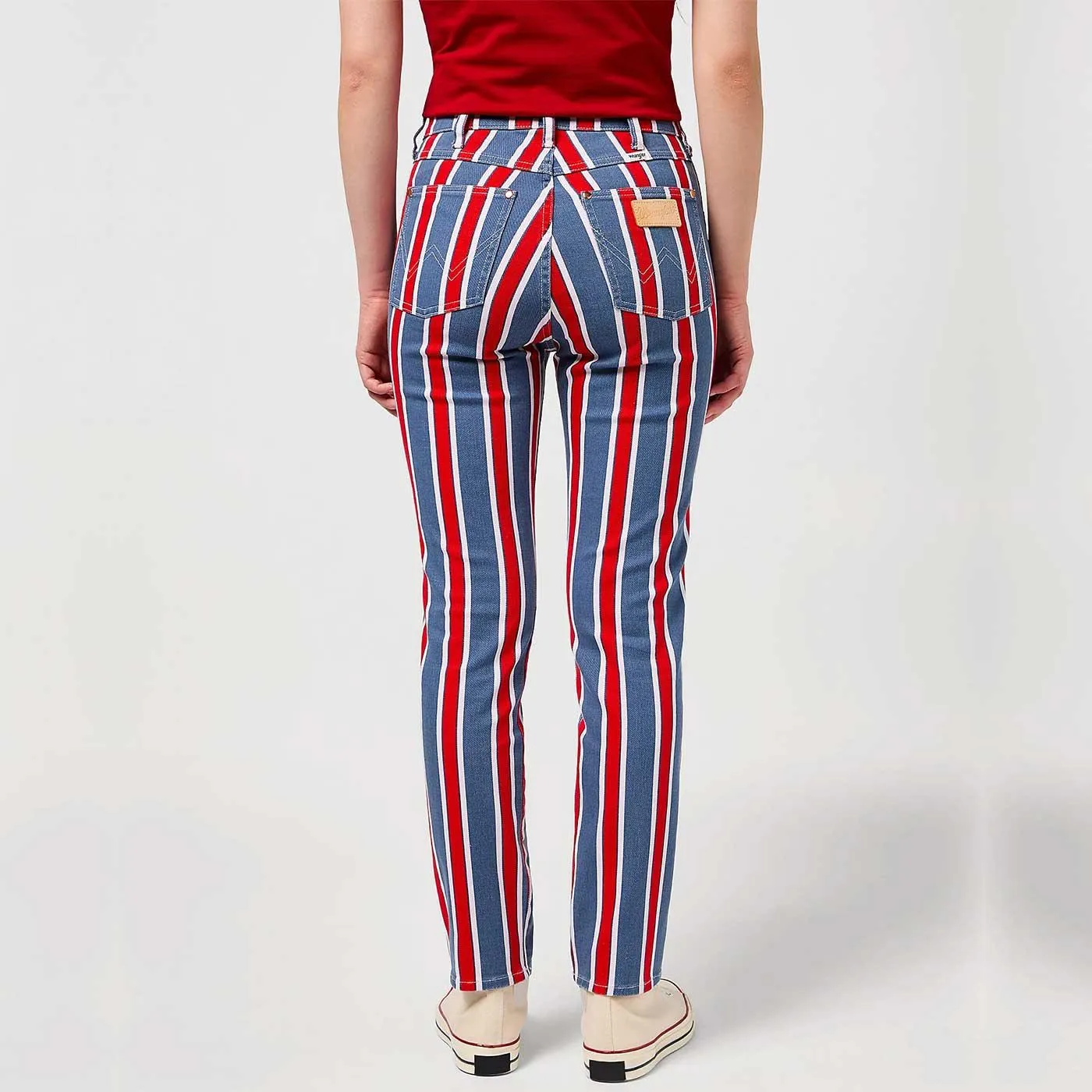 Walker Wrangler American Pie Stripe Slim Fit Jeans