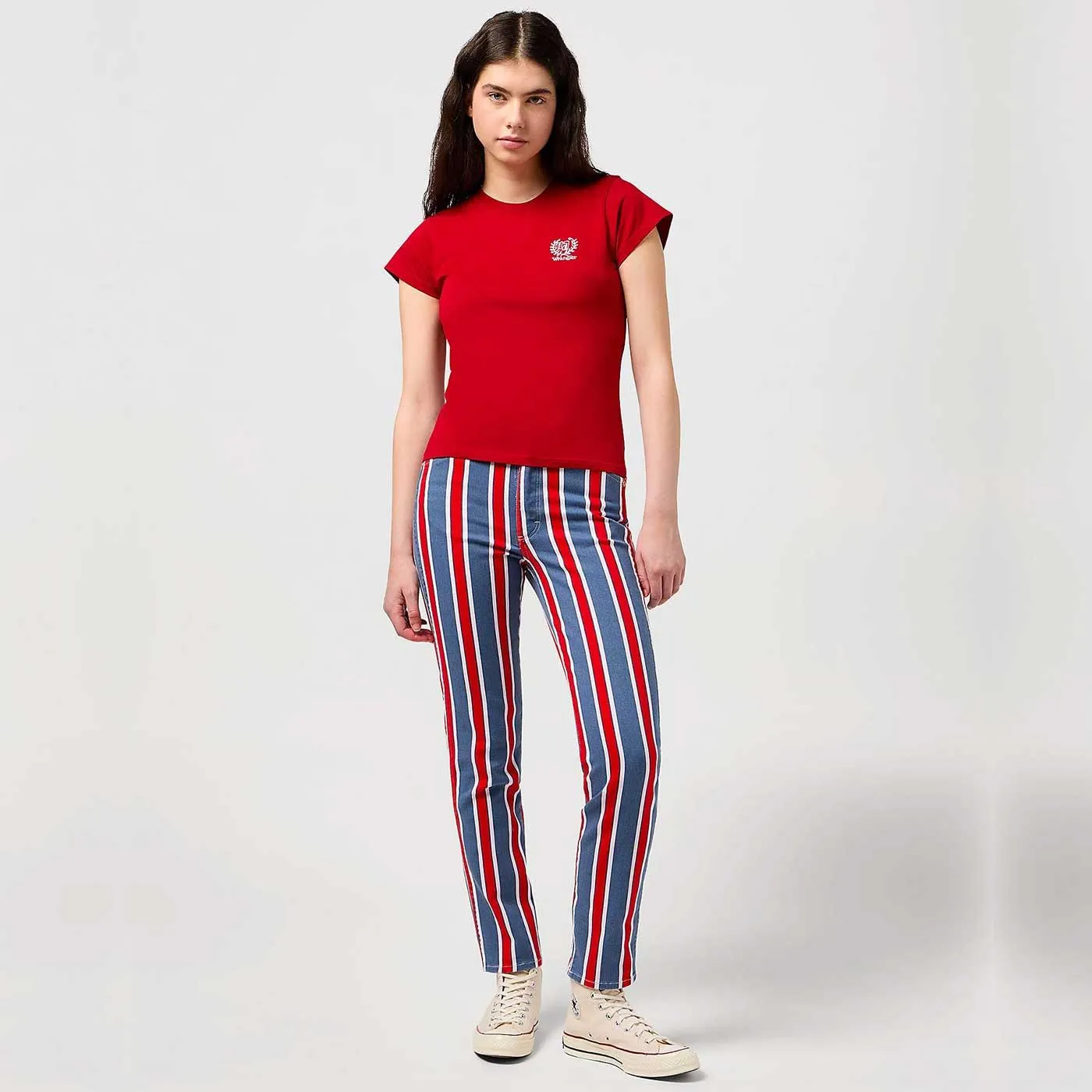 Walker Wrangler American Pie Stripe Slim Fit Jeans