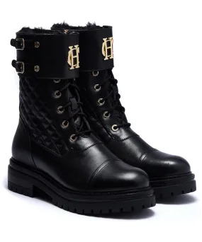 Women's Holland Cooper Camden Leather Biker Boot