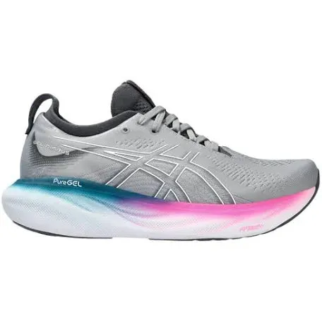 Women's ASICS Gel-Nimbus 25 (Sheet Rock/White)