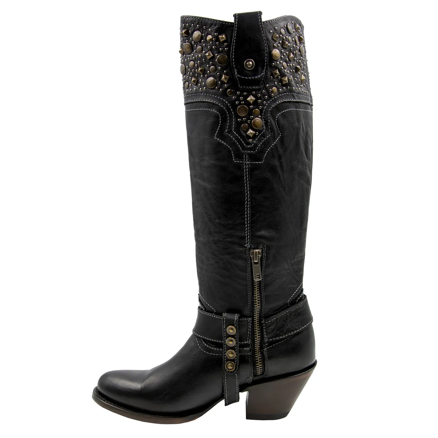 Women's Black Star Levelland Western Boot #WBRO001-C