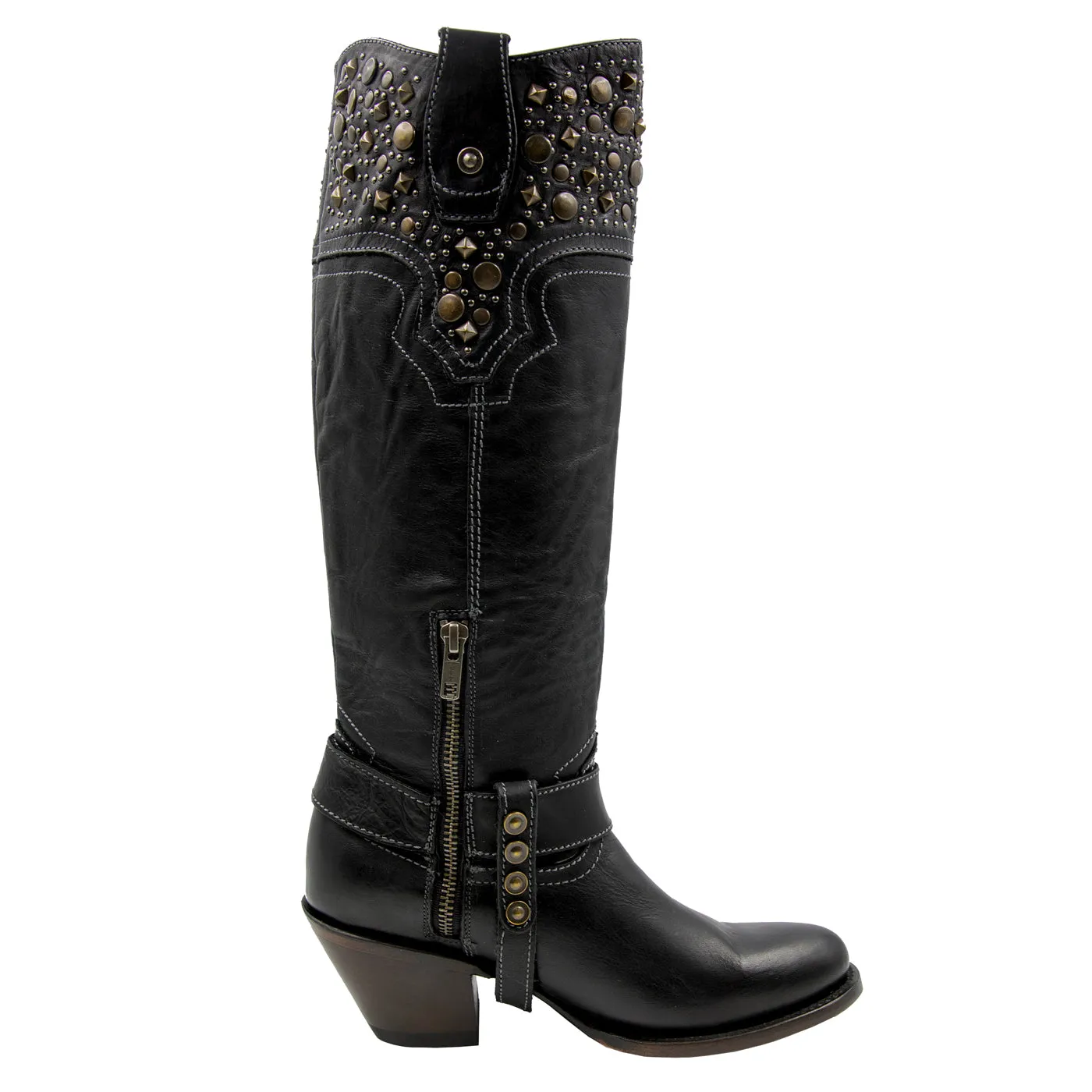 Women's Black Star Levelland Western Boot #WBRO001-C