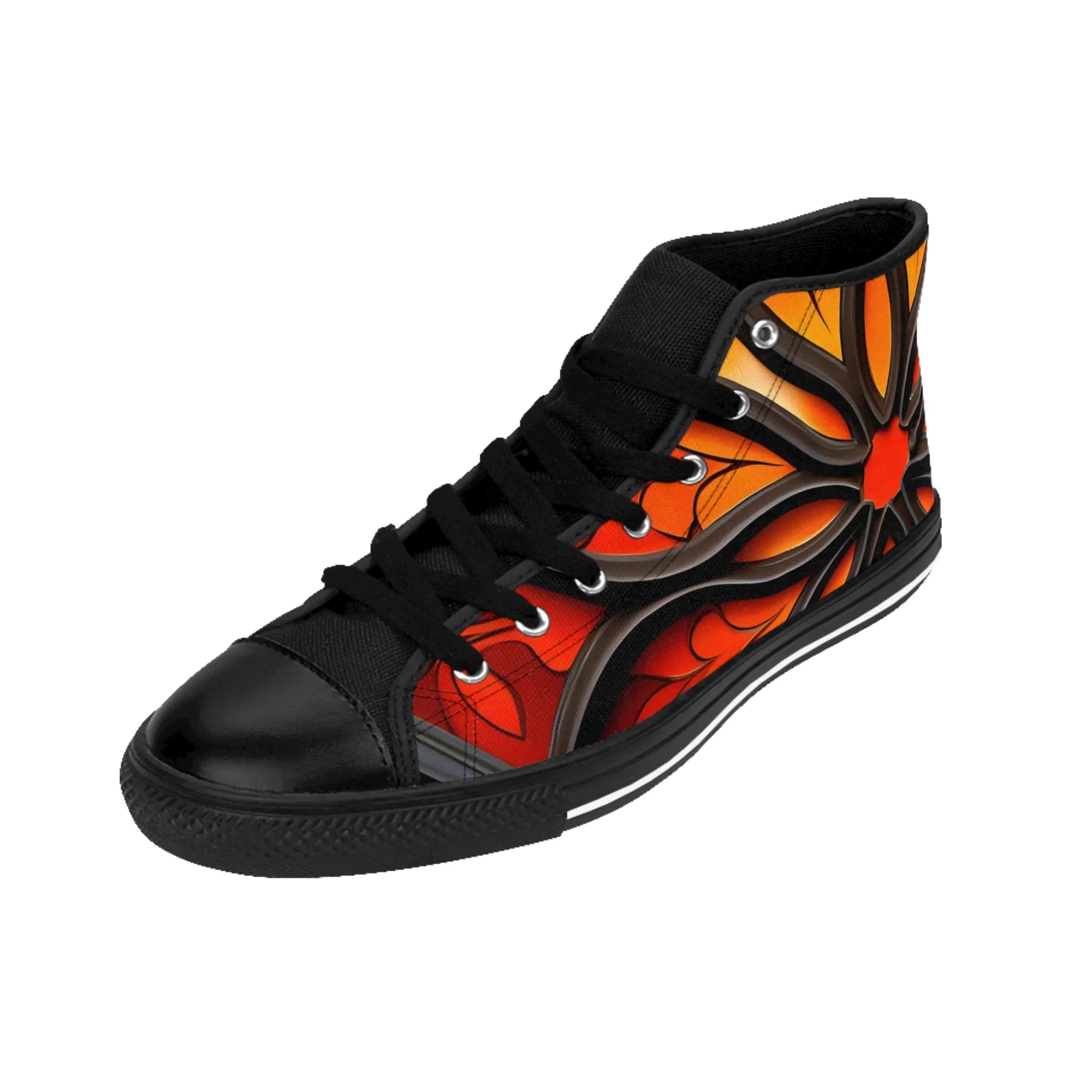 Women's Classic Contemporary Look High Sneakers. GB-000007Cgffg