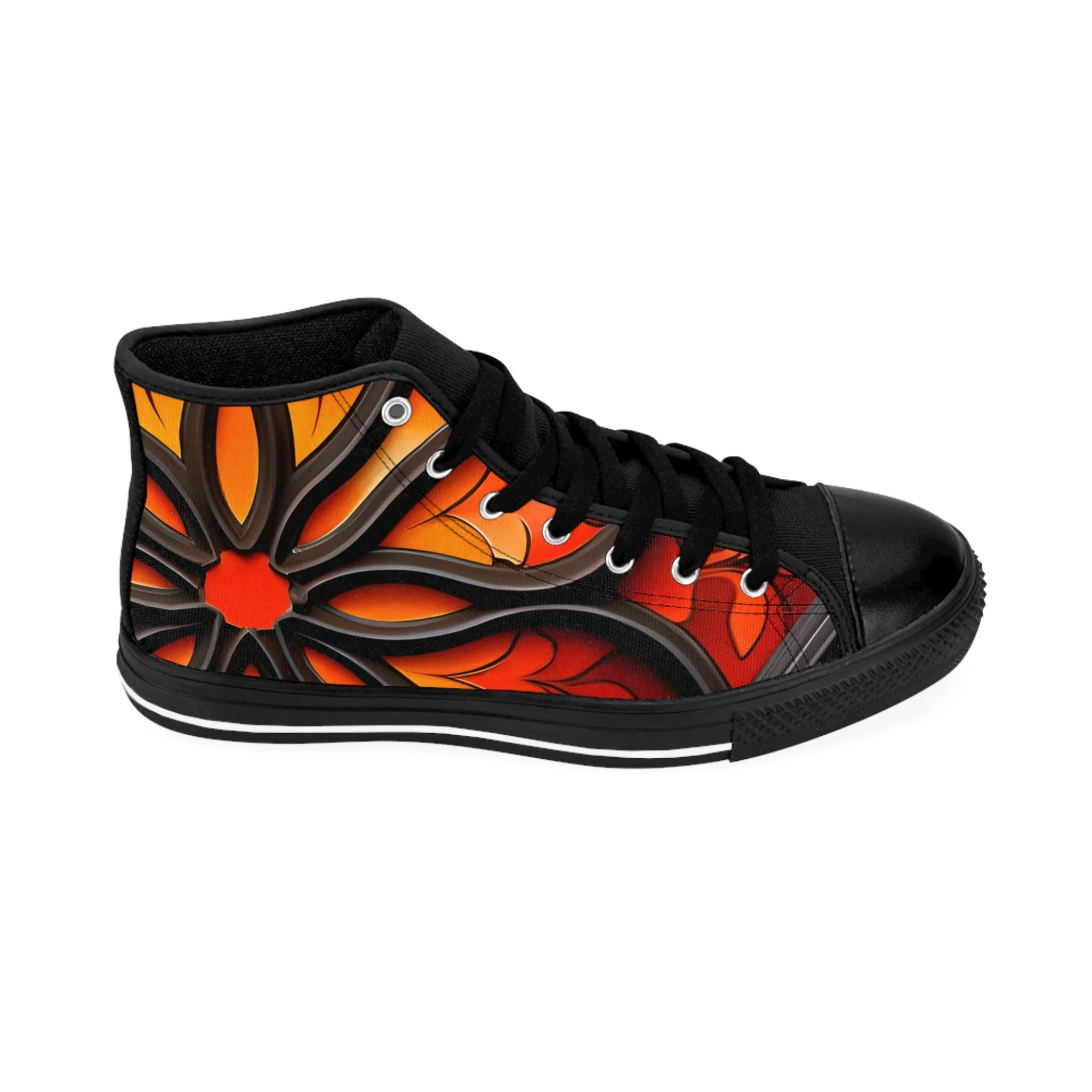 Women's Classic Contemporary Look High Sneakers. GB-000007Cgffg