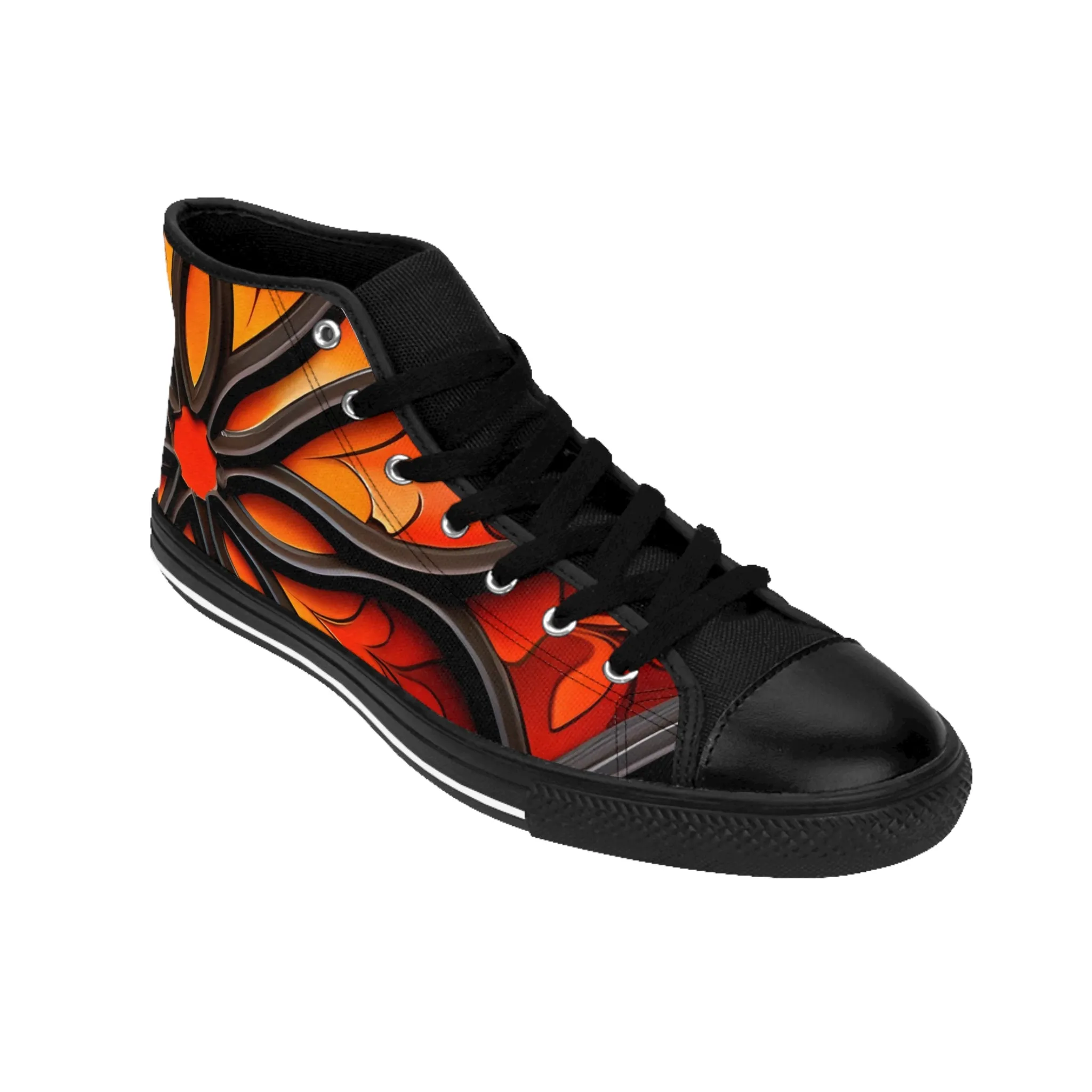 Women's Classic Contemporary Look High Sneakers. GB-000007Cgffg