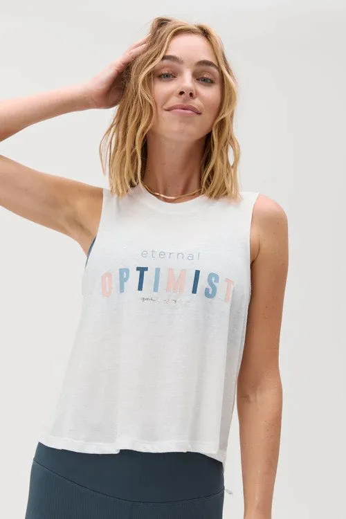 Women's Eternal Optimist Crop Tank