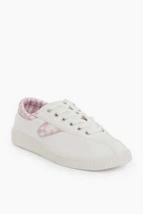 Women's Pink Gingham Nylite Sneakers