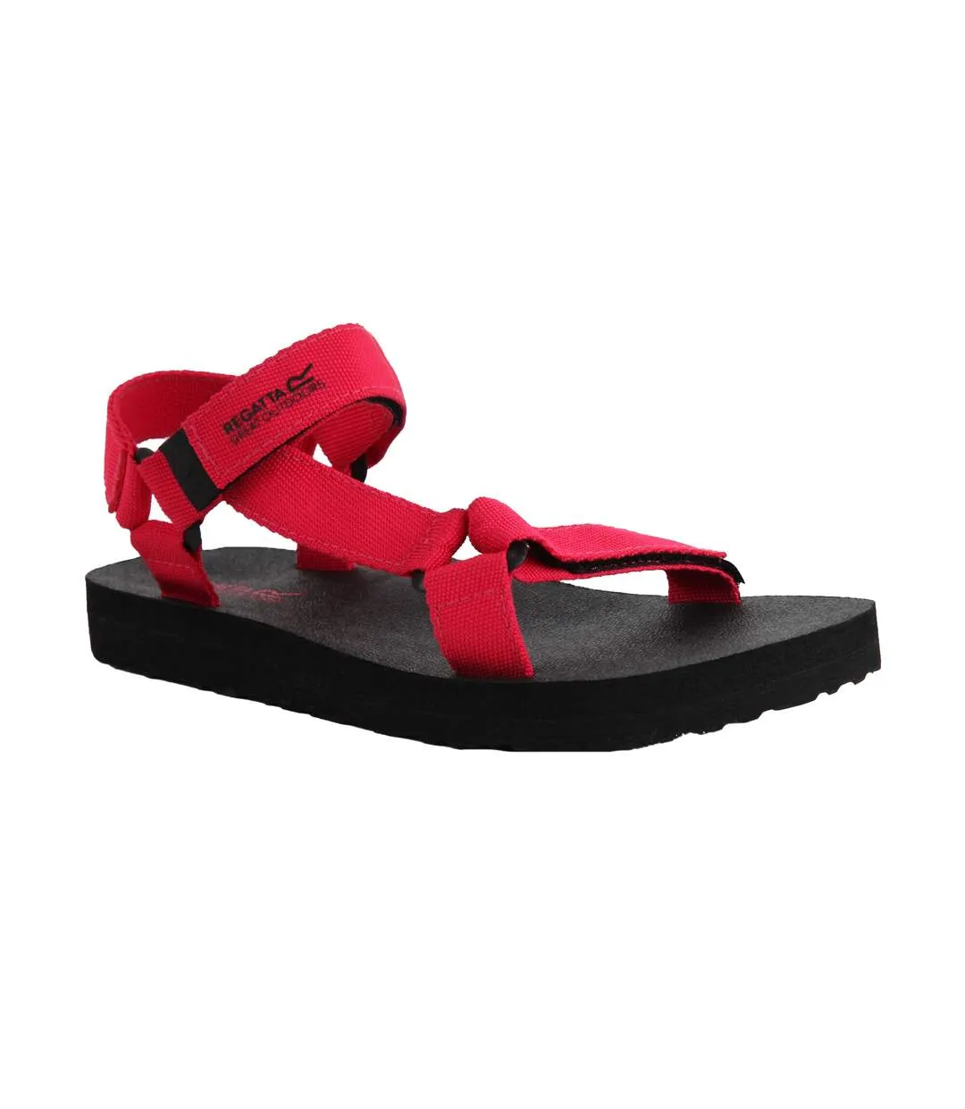 Womens/ladies lady vendeavour sandals pink potion/black Regatta