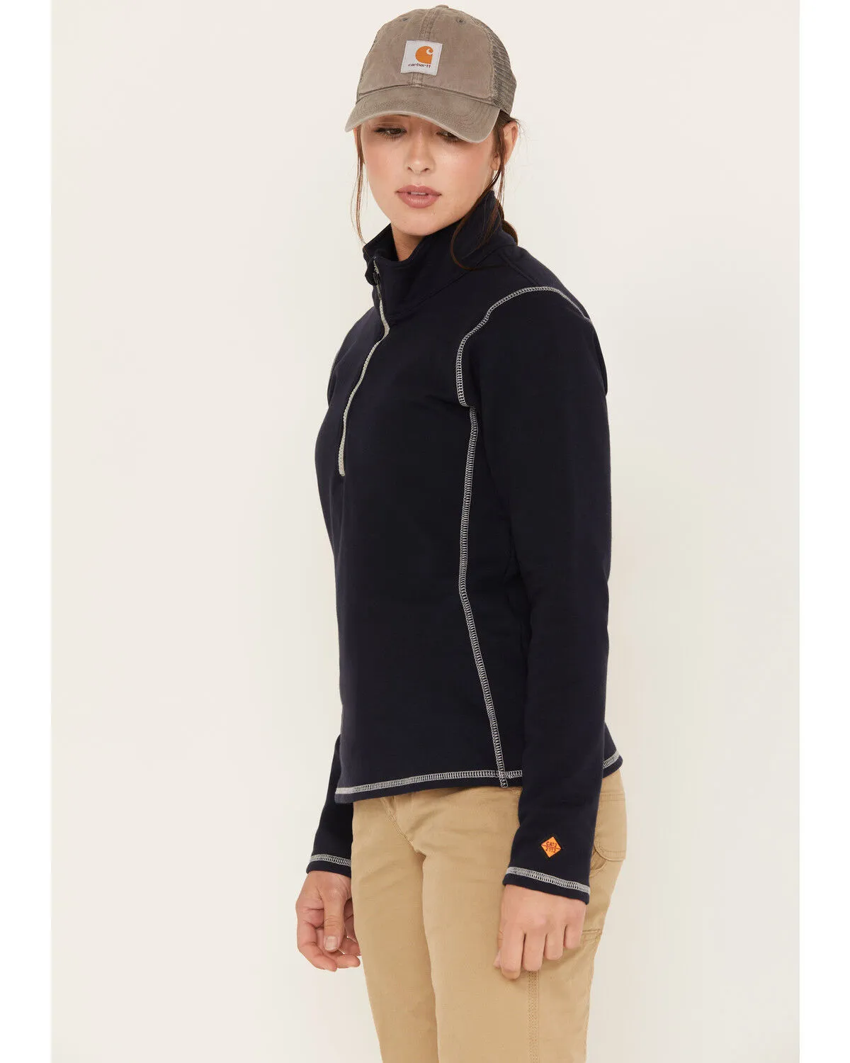 Wrangler Women's FR Quarter-Zip Pullover